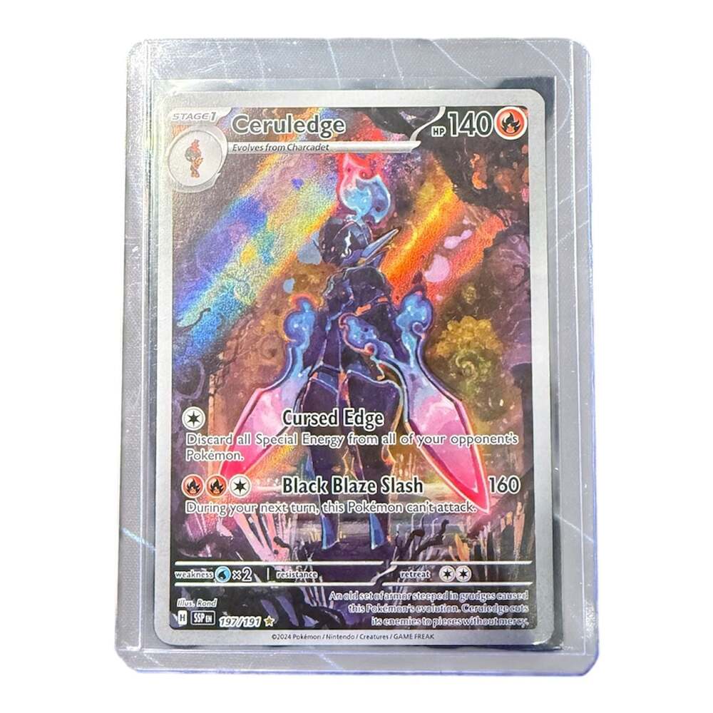 Pokémon Ceruledge 197/191 Surging Sparks Illustration Rare Card
